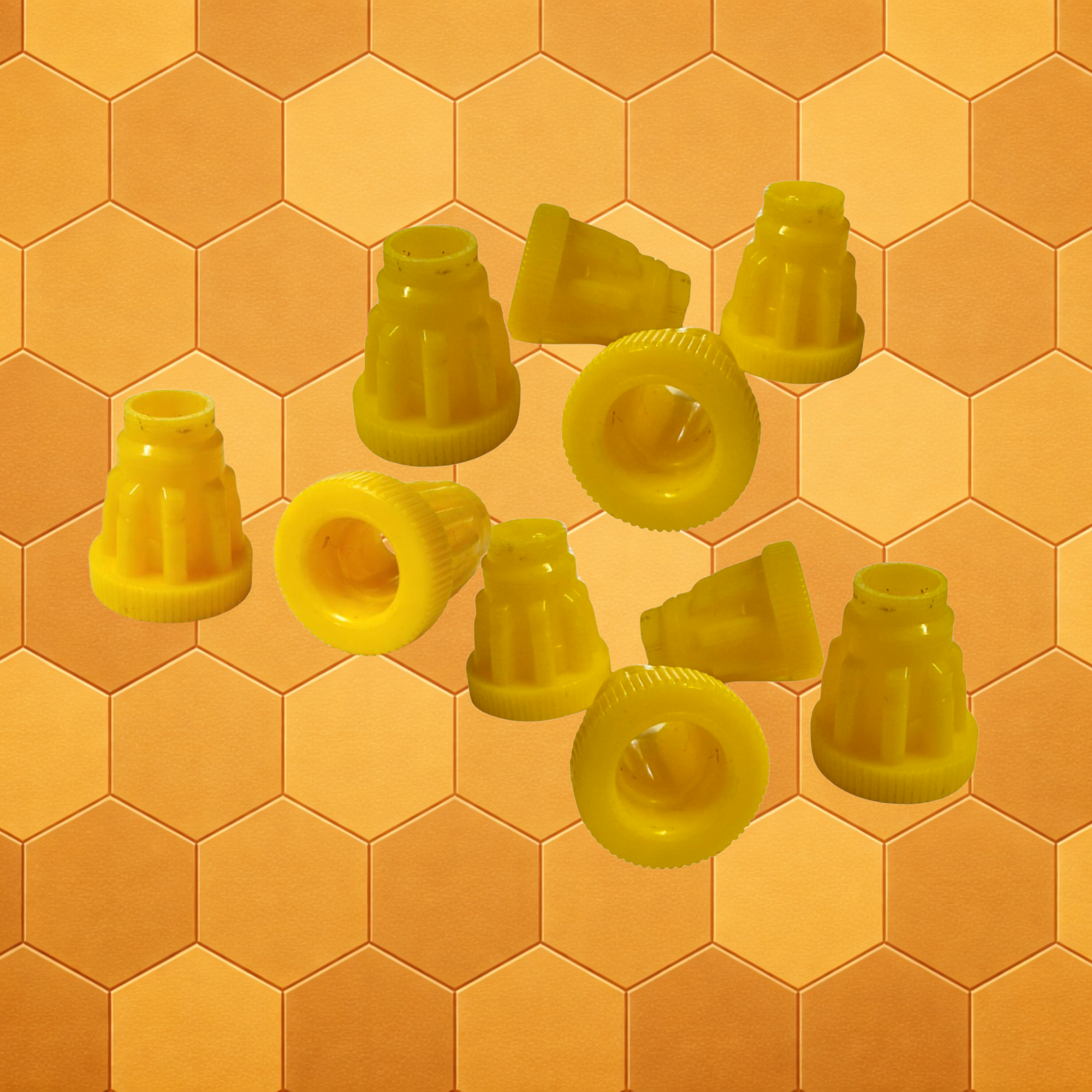 Jenter Ribbed Cell Support Cup Holders 10 Pack