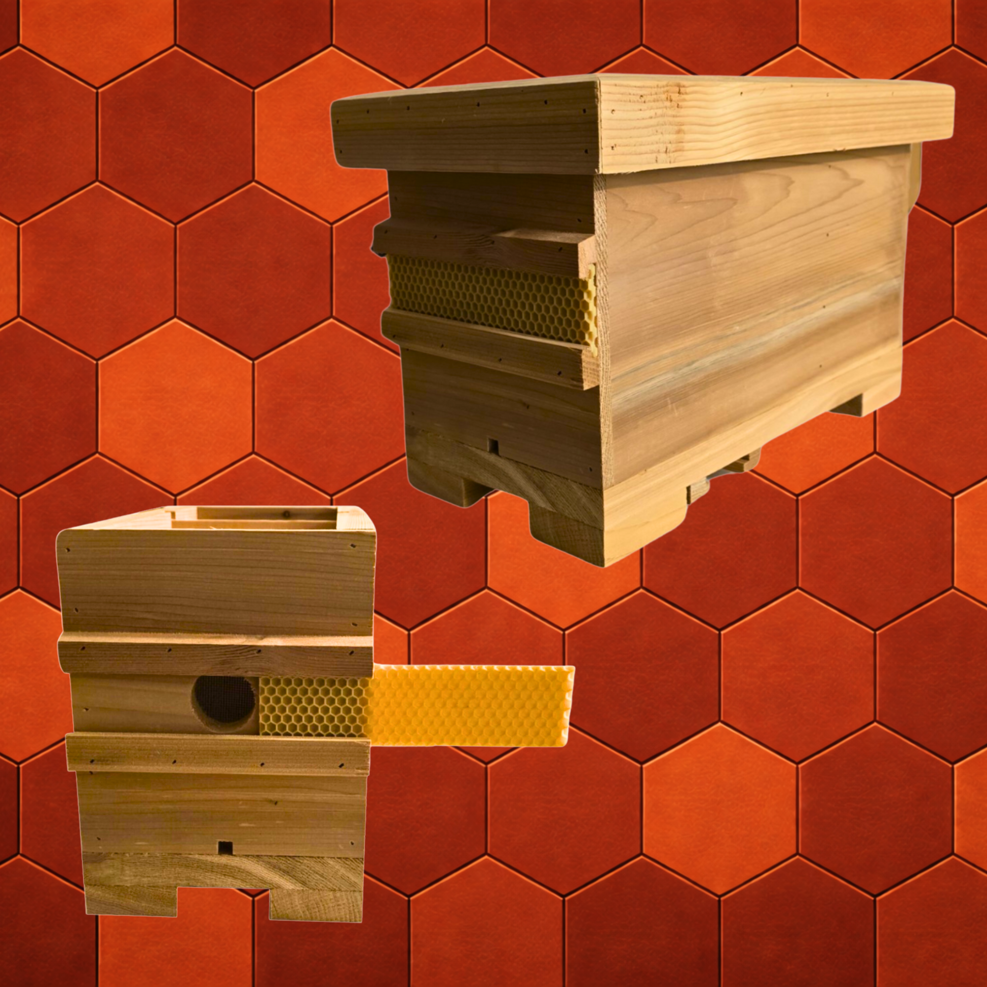 Cedar Queen Rearing Nuc - Includes Frames